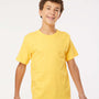M&O Youth Gold Soft Touch Short Sleeve Crewneck T-Shirt - Yellow - NEW