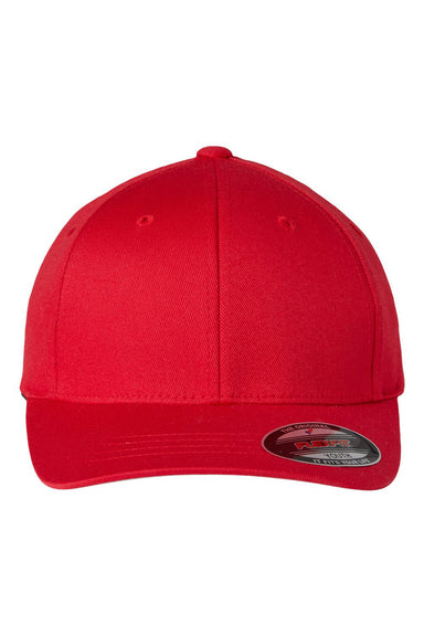 Flexfit 6277Y Youth Hat Red Flat Front