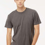 M&O Mens Vintage Garment Dyed Short Sleeve Crewneck T-Shirt - Pepper Grey