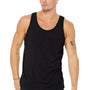 Bella + Canvas Mens Jersey Tank Top - Heather Black - Closeout
