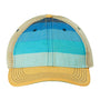 Legacy Mens Old Favorite Snapback Trucker Hat - Blue Stripe/Khaki - NEW