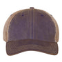 Legacy Mens Old Favorite Snapback Trucker Hat - Purple/Khaki - NEW