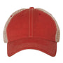 Legacy Mens Old Favorite Snapback Trucker Hat - Scarlet Red/Khaki - NEW