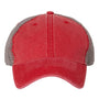 Legacy Hats Mens Dashboard Snapback Trucker Hat - Scarlet Red/Grey