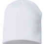 Cap America Hats Unisex USA Made Cuffed Knit Beanie - White