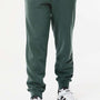 Independent Trading Company Mens Pigment Dyed Fleece Sweatpants w/ Pockets - Alpine Green