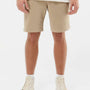 Independent Trading Co. Mens Pigment Dyed Fleece Shorts w/ Pockets - Sandstone Brown - NEW