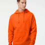 Independent Trading Co. Mens Hooded Sweatshirt Hoodie - Orange - NEW