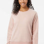 Boxercraft Womens Fleece Out Crewneck Sweatshirt - Blush Pink - Closeout
