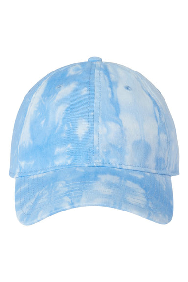 Sportsman SP400 Mens Tie-Dye Dad Hat Light Blue Flat Front