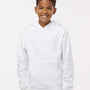 Independent Trading Co. Youth Hooded Sweatshirt Hoodie - White - NEW