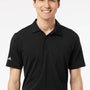 Adidas Mens Ultimate Moisture Wicking Short Sleeve Polo Shirt - Black