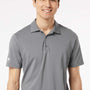 Adidas Mens Ultimate Moisture Wicking Short Sleeve Polo Shirt - Grey