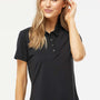 Adidas Womens Ultimate Moisture Wicking Short Sleeve Polo Shirt - Black