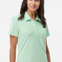Adidas Womens Ultimate Moisture Wicking Short Sleeve Polo Shirt - Clear Mint