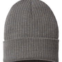 Atlantis Hats Unisex Sustainable Rib Cuffed Beanie - Dark Grey