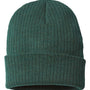 Atlantis Hats Unisex Sustainable Rib Cuffed Beanie - Green Bottle