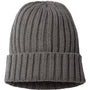 Atlantis Hats Unisex Sustainable Cable Knit Cuffed Beanie - Dark Grey