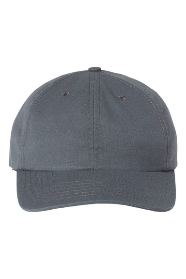 Classic Caps USA200 Mens USA Made Dad Hat Charcoal Grey Flat Front