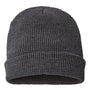 Richardson Hats Unisex Waffle Cuffed Beanie - Heather Charcoal Grey
