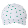 Imperial Hats Mens Alter Ego Moisture Wicking Adjustable Hat - White Shamrock