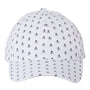 Imperial Hats Mens Alter Ego Moisture Wicking Adjustable Hat - White Skulls