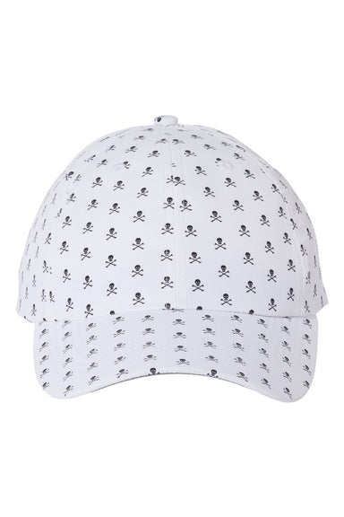 Imperial X210R Mens Alter Ego Hat White Skulls Flat Front