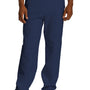 Jerzees Mens NuBlend Pill Resistant Fleece Open Bottom Sweatpants w/ Pockets - Navy Blue