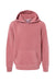 Independent Trading Co. PRM1500Y Youth Pigment Dyed Hooded Sweatshirt Hoodie Maroon Flat Front