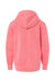 Independent Trading Co. PRM1500Y Youth Pigment Dyed Hooded Sweatshirt Hoodie Pink Flat Back