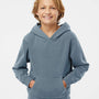 Independent Trading Co. Youth Pigment Dyed Hooded Sweatshirt Hoodie - Slate Blue - NEW
