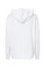 Alternative 9906ZT Womens Eco Washed Hooded Sweatshirt Hoodie White Flat Back