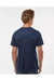Holloway 222818 Mens Momentum Short Sleeve Crewneck T-Shirt Navy Blue Model Back