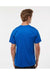 Holloway 222818 Mens Momentum Short Sleeve Crewneck T-Shirt Royal Blue Model Back