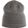 Atlantis Hats Unisex Sustainable Reflective Beanie - Dark Grey - Closeout