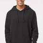 LAT Mens Elevated Fleece Basic Hooded Sweatshirt Hoodie w/ Pouch Pocket - Black