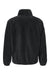 Burnside 3062 Mens Polar Fleece Full Zip Sweatshirt Black Flat Back