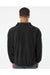 Burnside 3062 Mens Polar Fleece Full Zip Sweatshirt Black Model Back