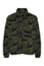 Burnside 3062 Mens Polar Fleece Full Zip Sweatshirt Green Camo Flat Front