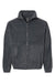 Burnside 3062 Mens Polar Fleece Full Zip Sweatshirt Heather Charcoal Grey Flat Front
