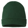 Cap America Hats Unisex USA Made Cuffed Knit Beanie - Forest Green