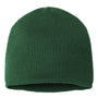 Cap America Hats Unisex USA Made Cuffed Knit Beanie - Forest Green