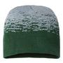 Cap America Hats Unisex USA Made Static Beanie - Forest Green/Heather Grey - Closeout