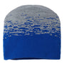 Cap America Hats Unisex USA Made Static Beanie - True Royal Blue/Heather Grey - Closeout