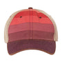 Legacy Mens Old Favorite Snapback Trucker Hat - Red Stripe/Khaki - NEW