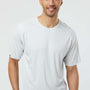 Paragon Mens Islander Performance Moisture Wicking Short Sleeve Crewneck T-Shirt - Aluminum Grey