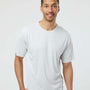Paragon Mens Islander Performance Moisture Wicking Short Sleeve Crewneck T-Shirt - Aluminum Grey - NEW
