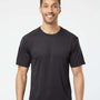 Paragon Mens Islander Performance Moisture Wicking Short Sleeve Crewneck T-Shirt - Black - NEW
