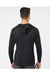 Paragon 220 Mens Bahama Performance Long Sleeve Hooded T-Shirt Hoodie Black Model Back