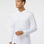 Paragon Mens Bahama Performance Moisture Wicking Long Sleeve Hooded T-Shirt Hoodie - White - NEW